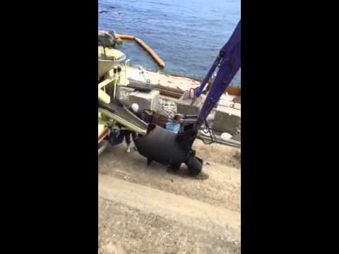 生コン打設大分現場